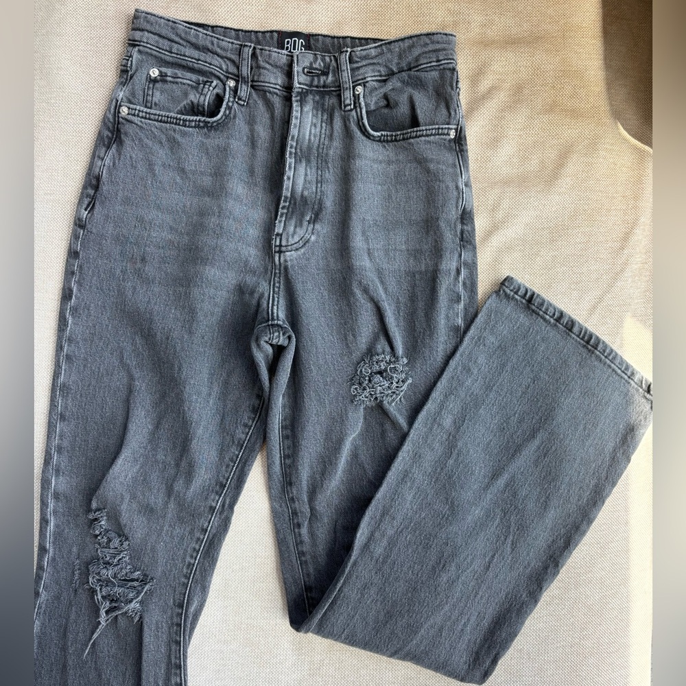 BDG Charcoal High-Rise Flare Jeans